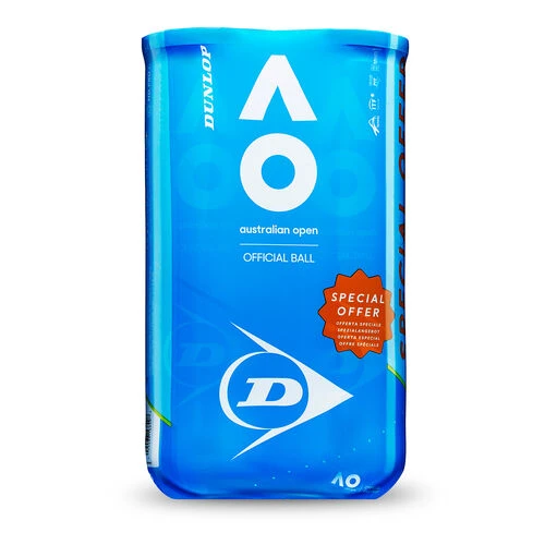 Dunlop Australian Open 2x 4 Ball Tube 1 Dunlop Australian Open 2x 4 Ball Tube