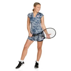 BIDI BADU Fingerprint Printed V-Neck T-Shirt Women 10 BIDI BADU Fingerprint Printed V-Neck T-Shirt Women -Tennis Gear Shop 01897000 0 3