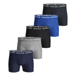 BJØRN BORG Solid Sammy Boxer Shorts 5 Pack Men