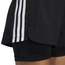 ADIDAS Pacer 3 Stripes 2in1 Shorts Women 8 ADIDAS Pacer 3 Stripes 2in1 Shorts Women -Tennis Gear Shop 14590000 14