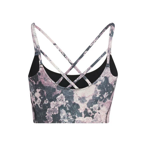 ADIDAS Yoga Light-Support Long Line All Over Print Sports Bras Women 2 ADIDAS Yoga Light-Support Long Line All Over Print Sports Bras Women - Image 2