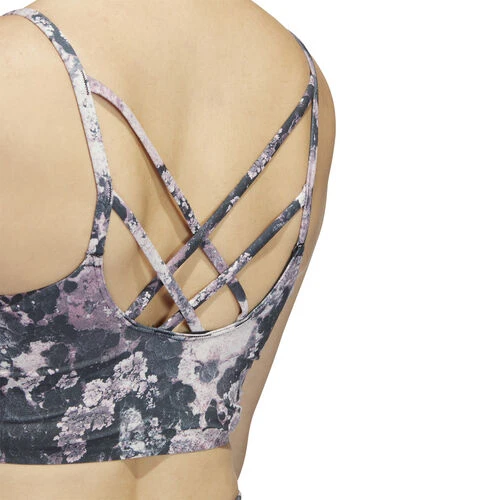 ADIDAS Yoga Light-Support Long Line All Over Print Sports Bras Women 7 ADIDAS Yoga Light-Support Long Line All Over Print Sports Bras Women - Image 7