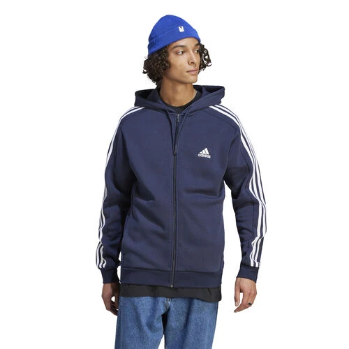 ADIDAS 3 Stripes Freelift Full-Zip Hoodie Men 2 ADIDAS 3 Stripes Freelift Full-Zip Hoodie Men - Image 2